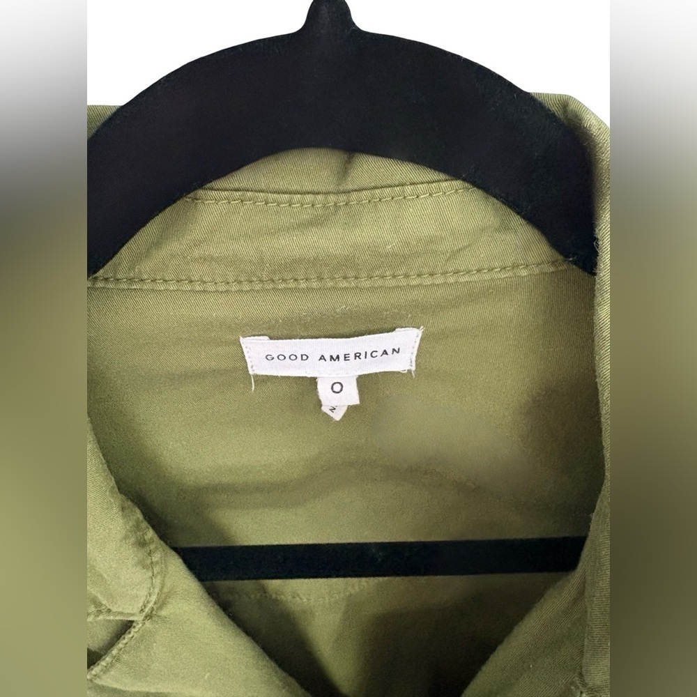 Good American Oversized Army Green Jumpsuit | Size 0 (XS-S) - Picture 13 of 16